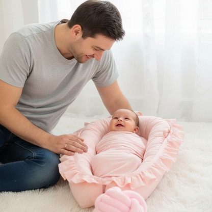 Papa et bébé dans le cocon