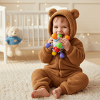 combinaison bebe ourson Petit garçon en pyjama ours