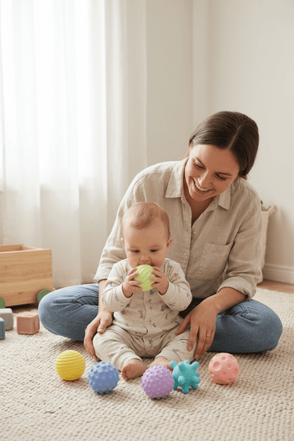 balles sensorielles bébé maman bébé balles sensorielles silicone pastel tapis
