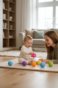 balle sensorielle bebe maman pull vert bébé balle sensorielle rose épineuse tapis