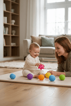 balle sensorielle bebe maman pull vert bébé balle sensorielle rose épineuse tapis