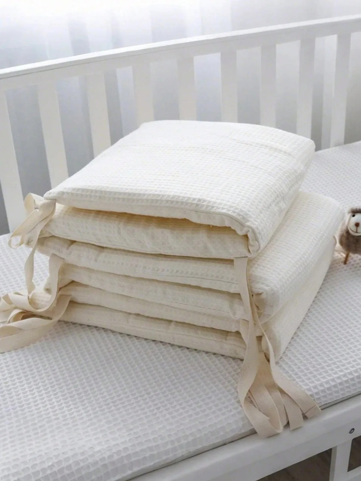 Tour de Lit Bébé Ourson Douceur - Anticollision
protection lit bébé ourson