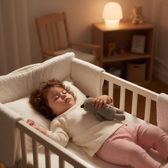 pyjama coton bebe fille Bébé qui dort avec toutou