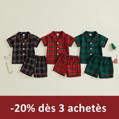 pyjama noel pour bebe
Flat lay 3 pyjamas Noël promo -20% dès 3 achetés