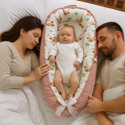 reducteur de lit cododo avec papa et maman 