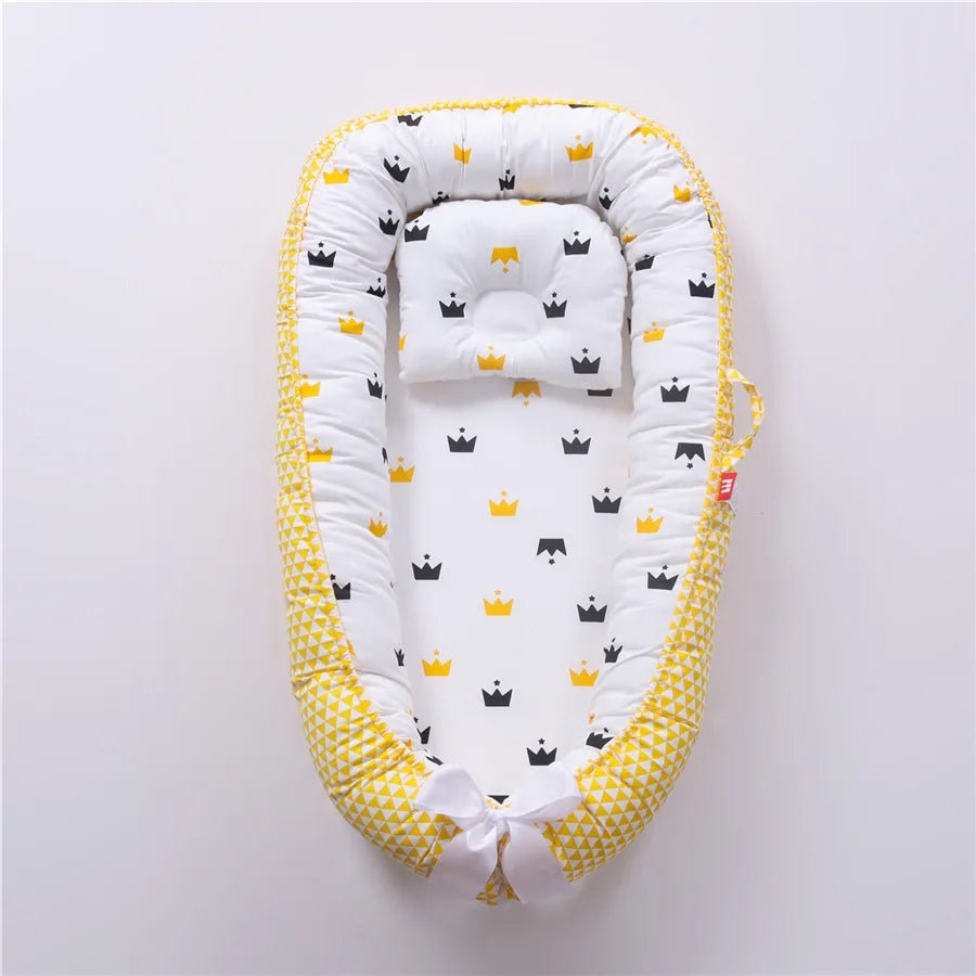 reducteur de lit jaune couronne