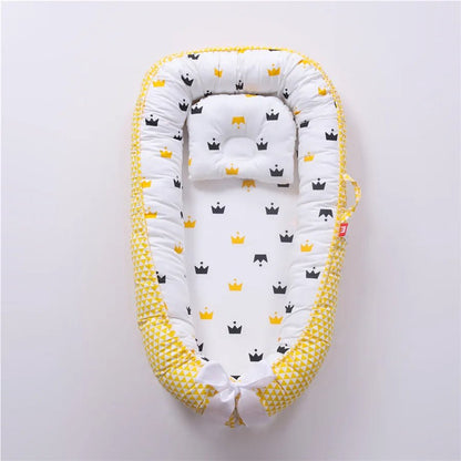 reducteur de lit jaune couronne