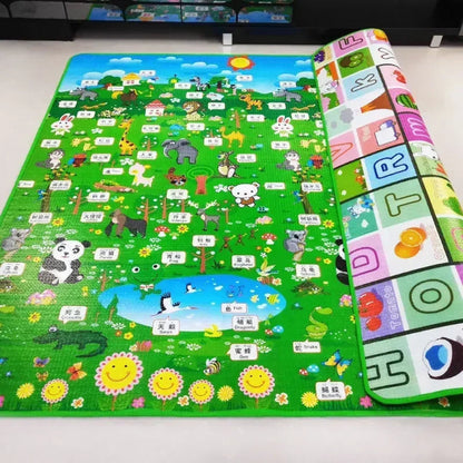 
tapis d'éveil bébé lettres et animaux
