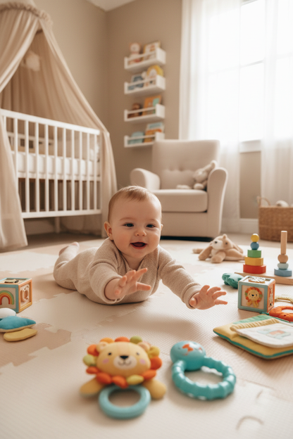 tapis d'éveil bébé montessori Bébé plat ventre jouets d'éveil