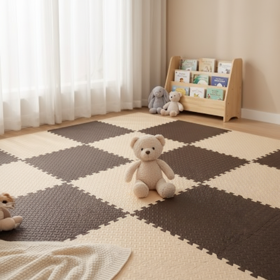 tapis d'éveil bébé montessori Seule avec doudou