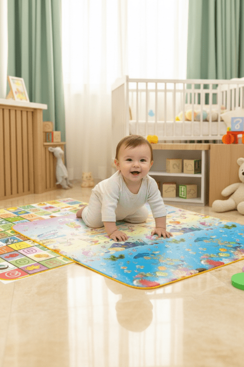 tapis veille bébé Tapis éducatif Bébé sur tapis éducatif