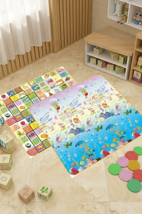 tapis veille bébé Tapis éducatif lifestyle chambre