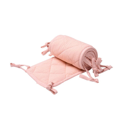tour de lit bebe pas cher rose