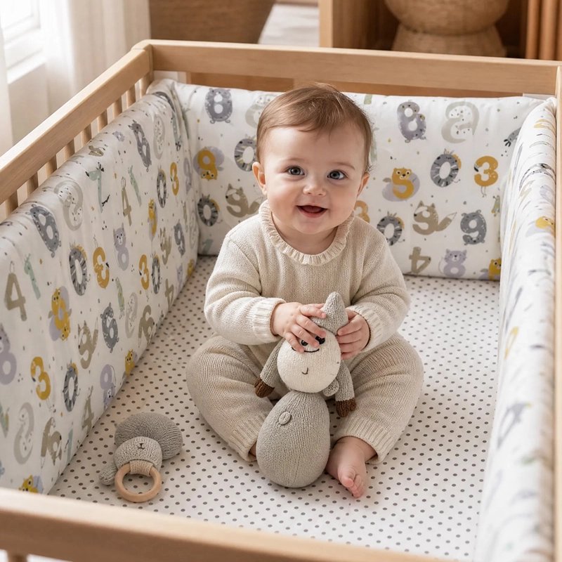 tour de lit complet pour bébé chiffres