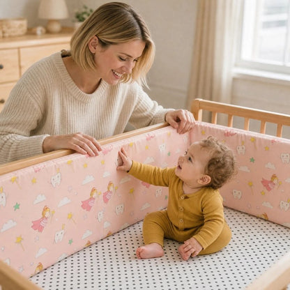 tour de lit complet pour bébé fee des dents et maman 