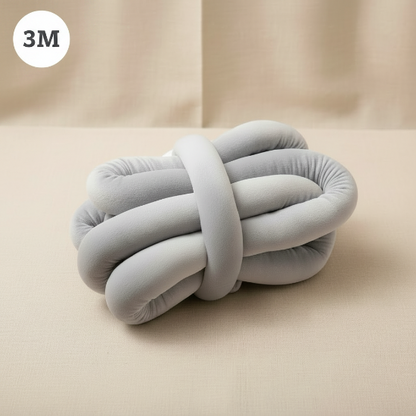Tresse grise 3M badge coin supérieur