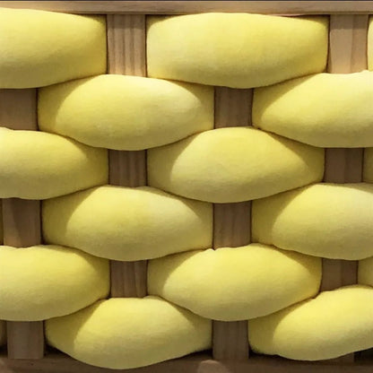 tresse bebe 
multicolore jaune