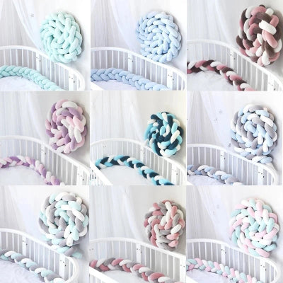 tresse de lit bébé couleurs