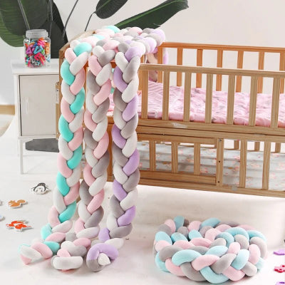 tresse de lit bébé couleurs filles