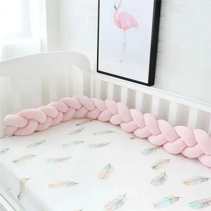 tresse de lit rose avec cadre flamand rose