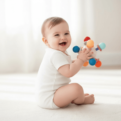 Hochet Bébé Rotatif Amusant - Jouet Innovant HOCHET pour BEBE Variante pose différente