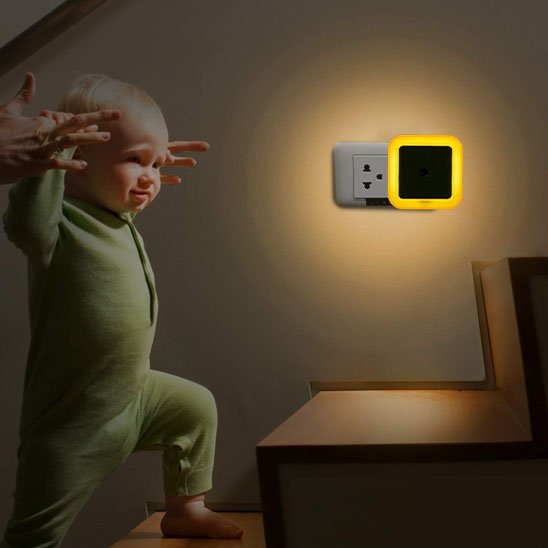 veilleuse bébé murale