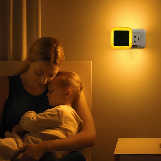 veilleuse bébé murale