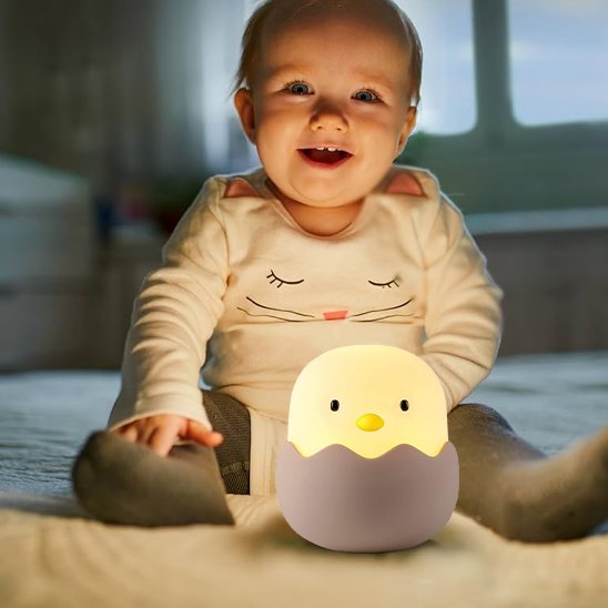 Veilleuse bebe petit coco souriant 