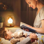 veilleuse pour bebe maman attentionnée  avec bebe 