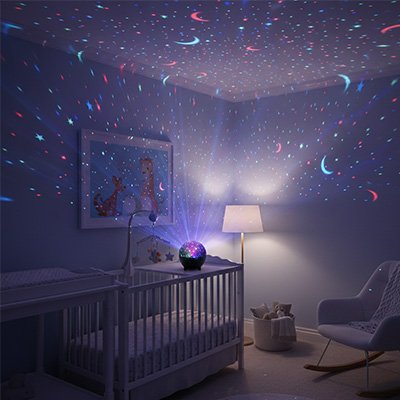veilleuse bébé projection plafond et etoiles