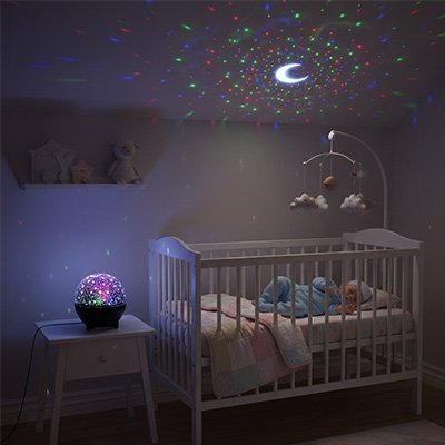 veilleuse bébé projection plafond et mobile bebe 
