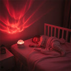 veilleuse bébé projection plafond rouge feu
