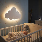veilleuse bébé usb sur le dos 