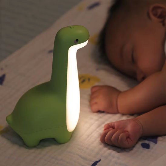veilleuse dinosaure petit poupon 