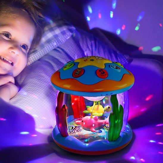 veilleuse musicale et projecteur nuit etoile