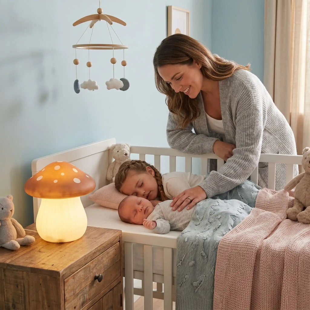 veilleuse pour bébé avec maman 