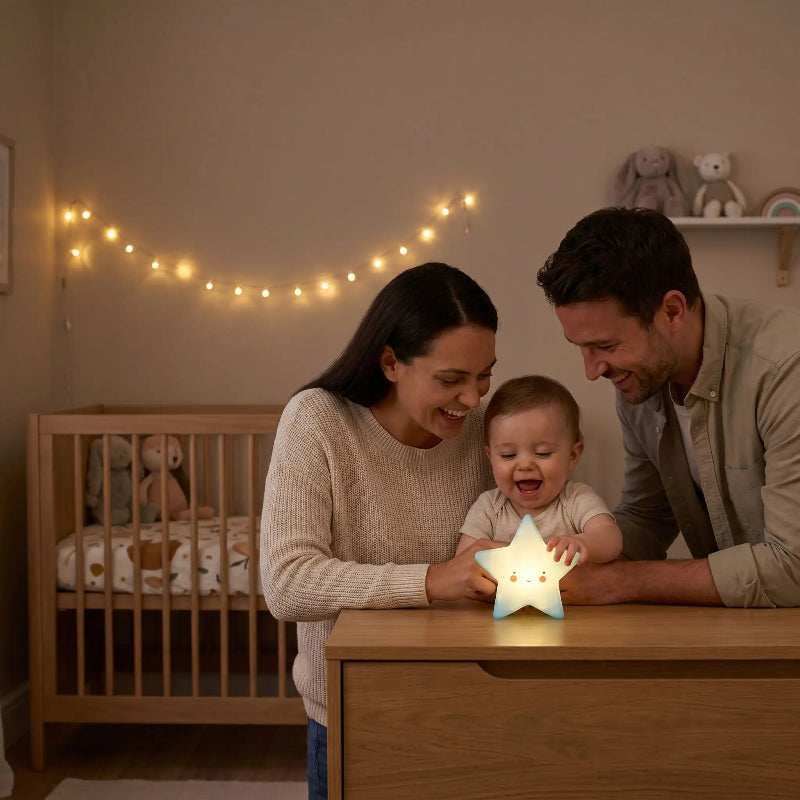 veilleuse pour bébé blanche