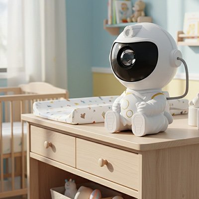 veilleuse projecteur bébé astronaute
