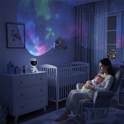 veilleuse projecteur bébé couleures aurores
