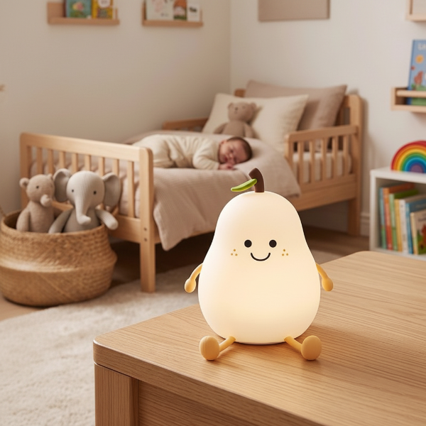 veilleuse rechargeable usb Veilleuse poire - bébé dort 
