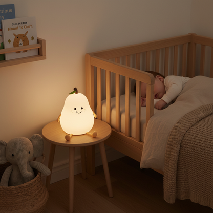 veilleuse rechargeable usb Veilleuse poire - bébé qui dort bien