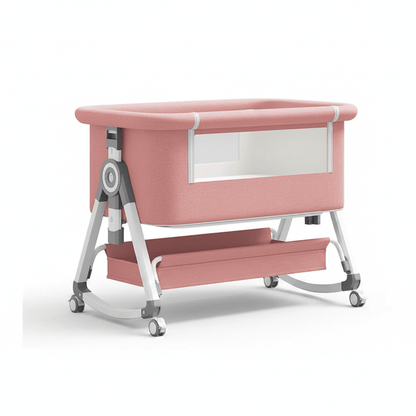 lit cododo évolutiflit cododo évolutifVue côté berceau rose