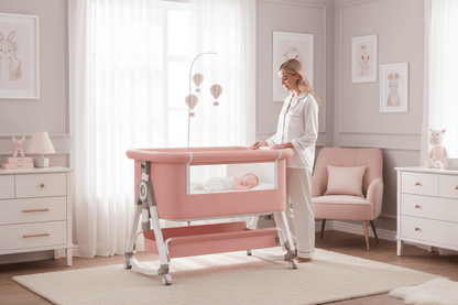 Cododo rose Berceau 3 en 1  avec maman 